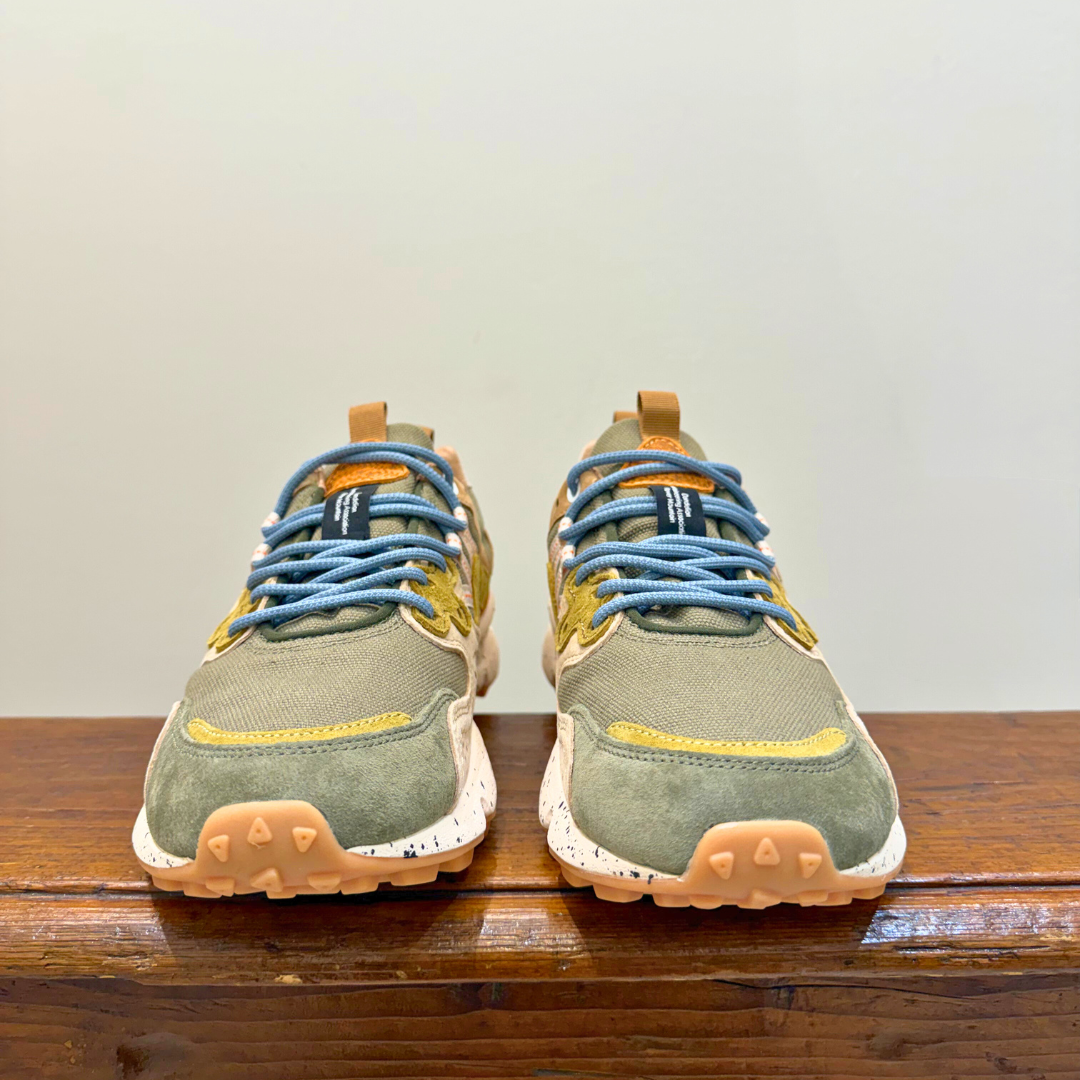 FLOWER MOUNTAIN YAMANO 3 MILITARY GREEN - CINQUANTOTTO PESARO | Negozio di abbigliamento