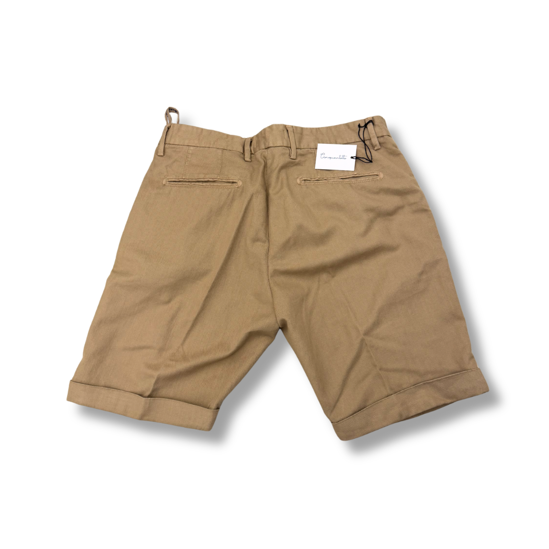 CINQUANTOTTO PANTALONE CORTO COTONE LINO BEIGE - CINQUANTOTTO PESARO | Negozio di abbigliamento