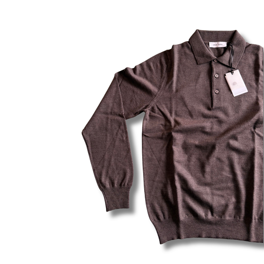 GRAN SASSO POLO MARRONE - CINQUANTOTTO PESARO | Negozio di abbigliamento