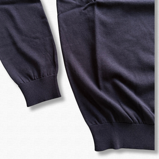 FILIPPO DE LAURENTIIS POLO MANICA LUNGA NAVY - CINQUANTOTTO PESARO | Negozio di abbigliamento