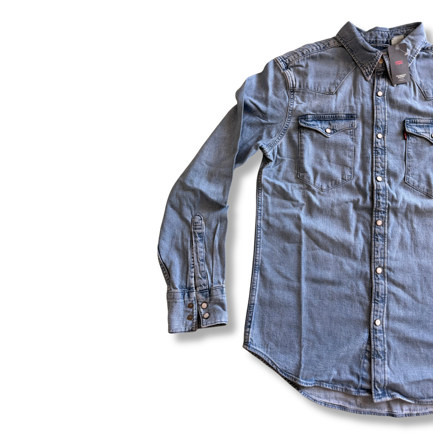 LEVI'S CAMICIA DENIM LAVAGGIO CHIARO