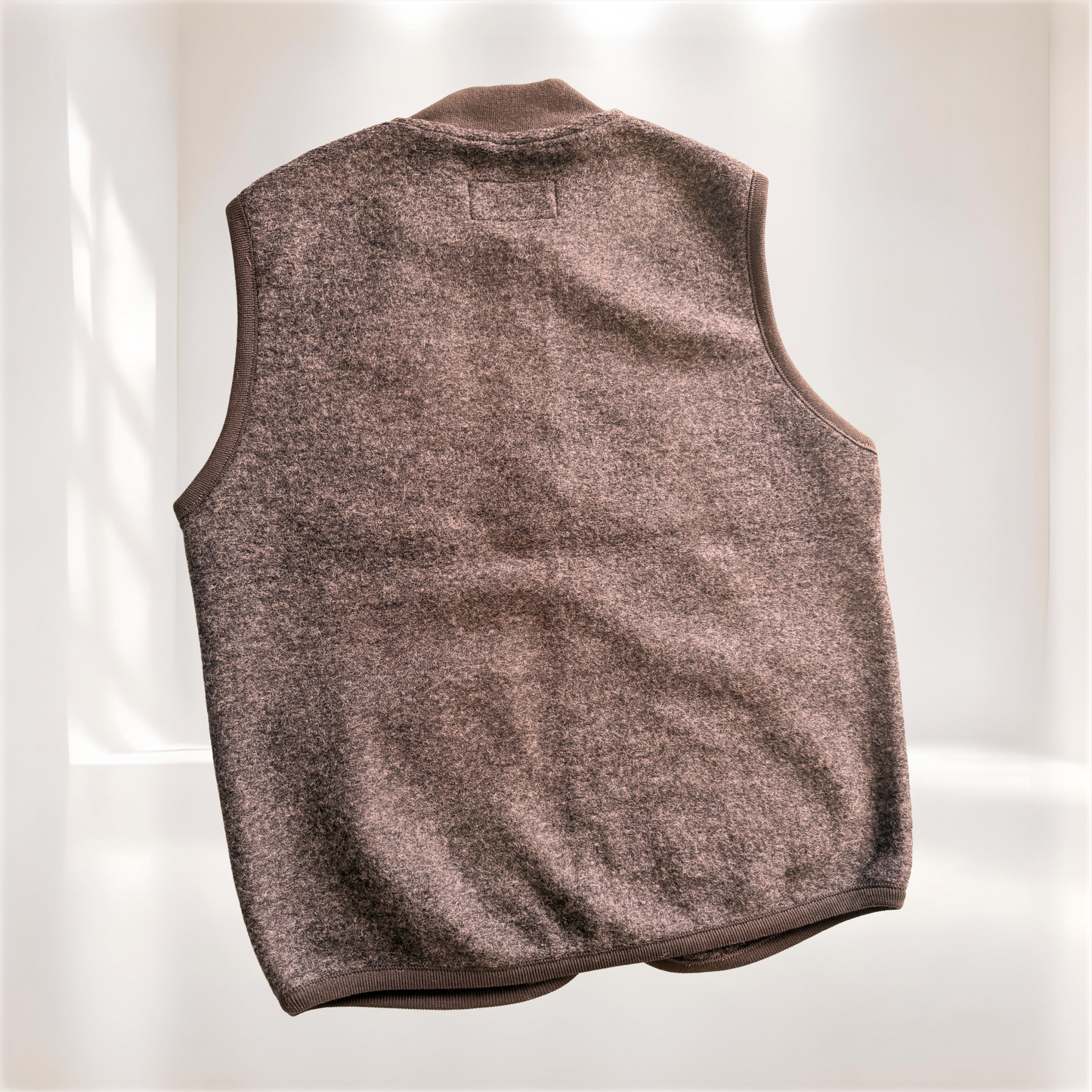 BLKER GILET BOILED BROWN