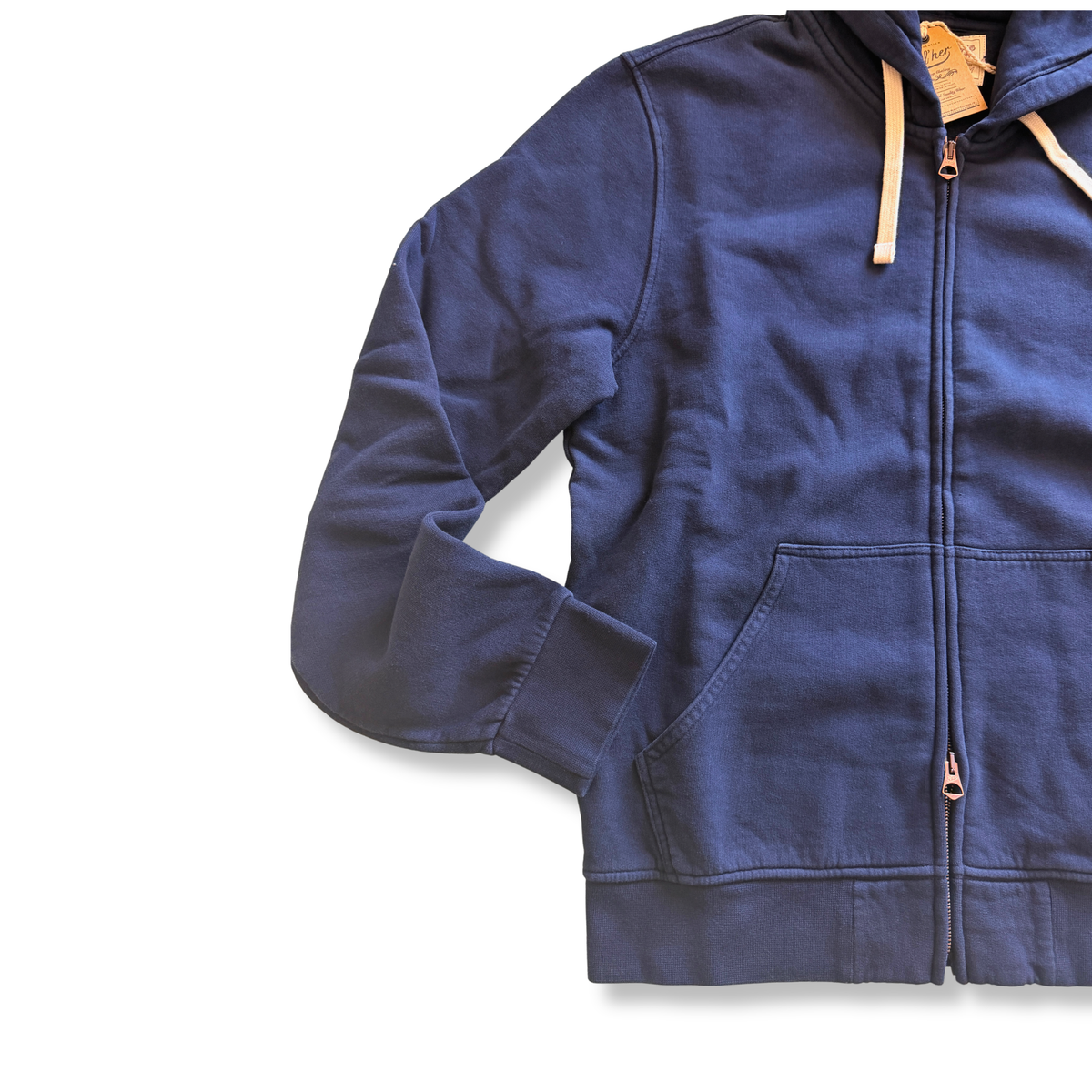 BLKER FELPA FULL ZIP BLU