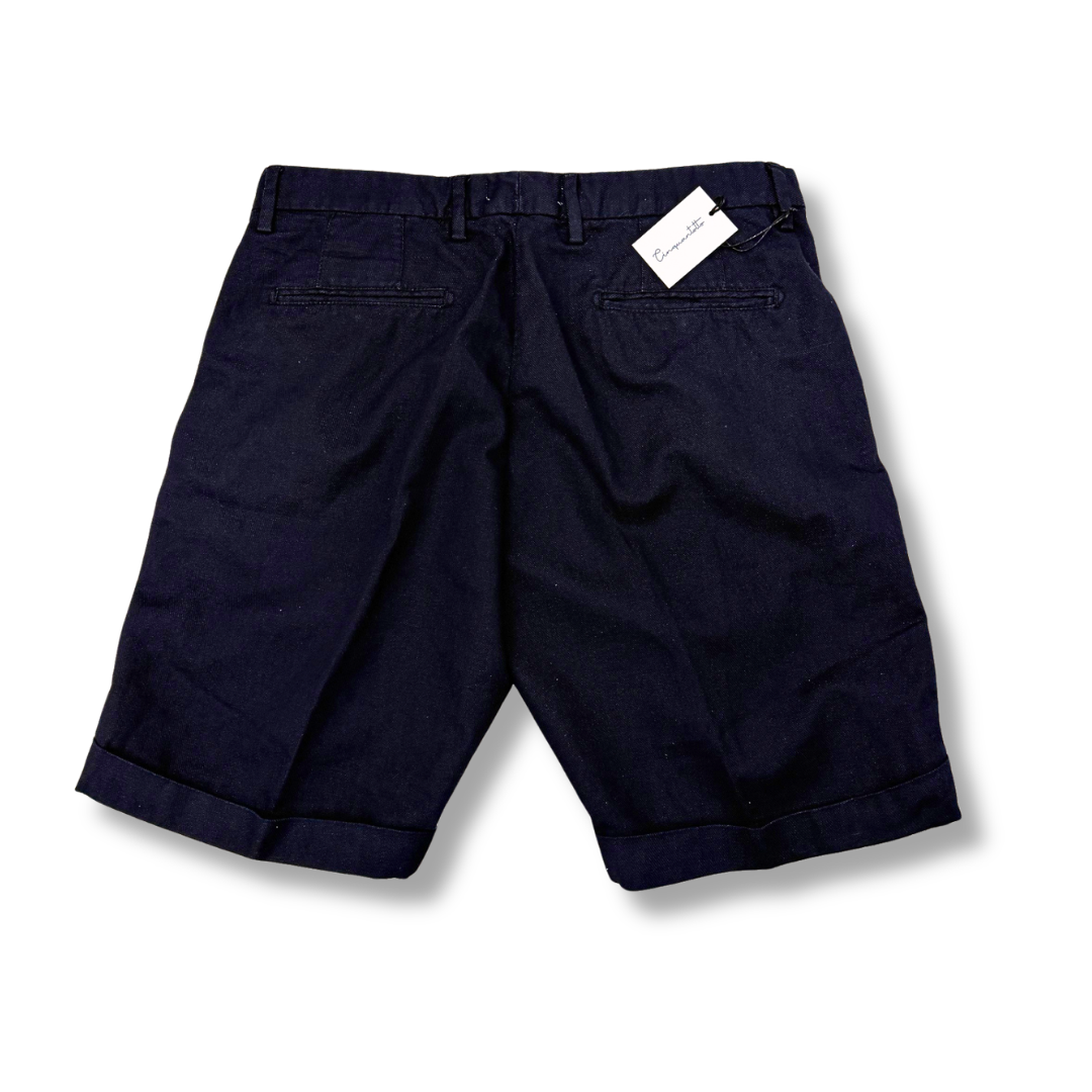 CINQUANTOTTO PANTALONE CORTO COTONE LINO NAVY - CINQUANTOTTO PESARO | Negozio di abbigliamento