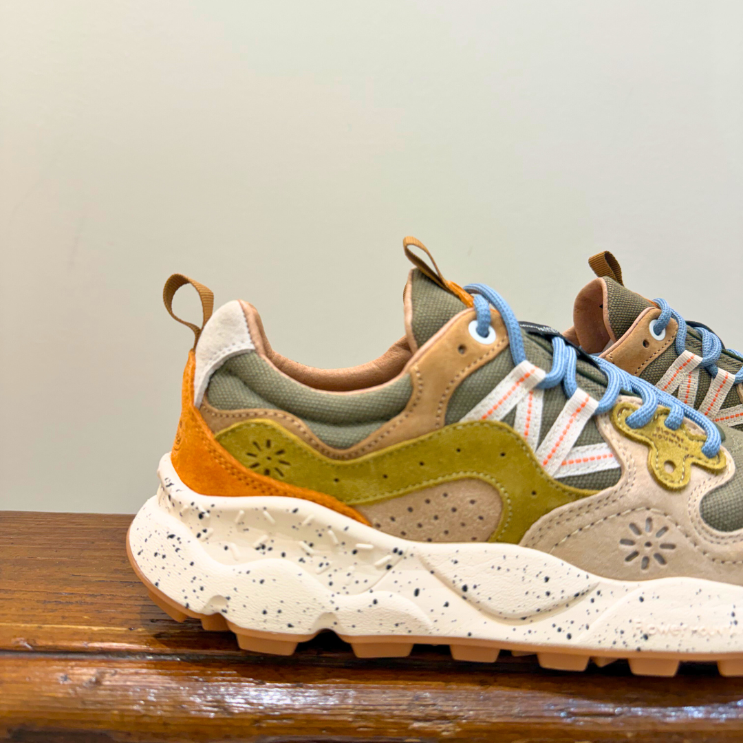 FLOWER MOUNTAIN YAMANO 3 MILITARY GREEN - CINQUANTOTTO PESARO | Negozio di abbigliamento