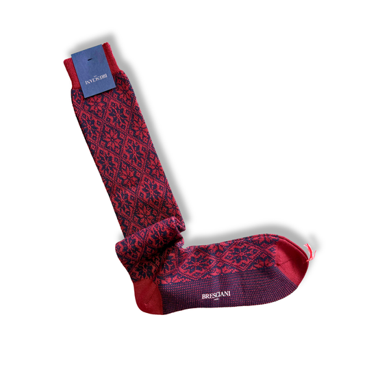 BRESCIANI CALZA GHIRLANDA BORDEAUX - CINQUANTOTTO PESARO | Negozio di abbigliamento