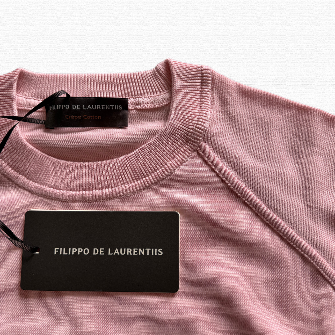 FILIPPO DE LAURENTIIS TAGLIO FELPA ROSA - CINQUANTOTTO PESARO | Negozio di abbigliamento