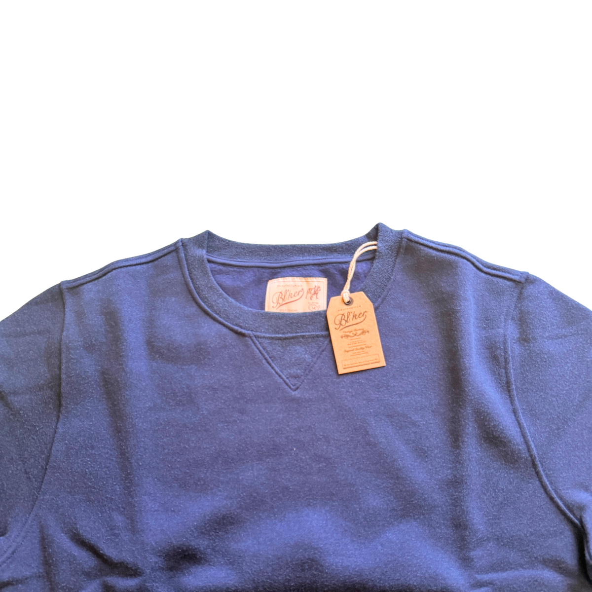 BLKER FELPA GIROCOLLO BLU
