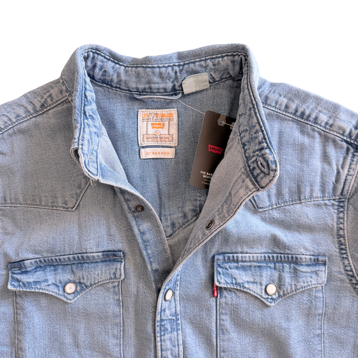 LEVI'S CAMICIA DENIM LAVAGGIO CHIARO