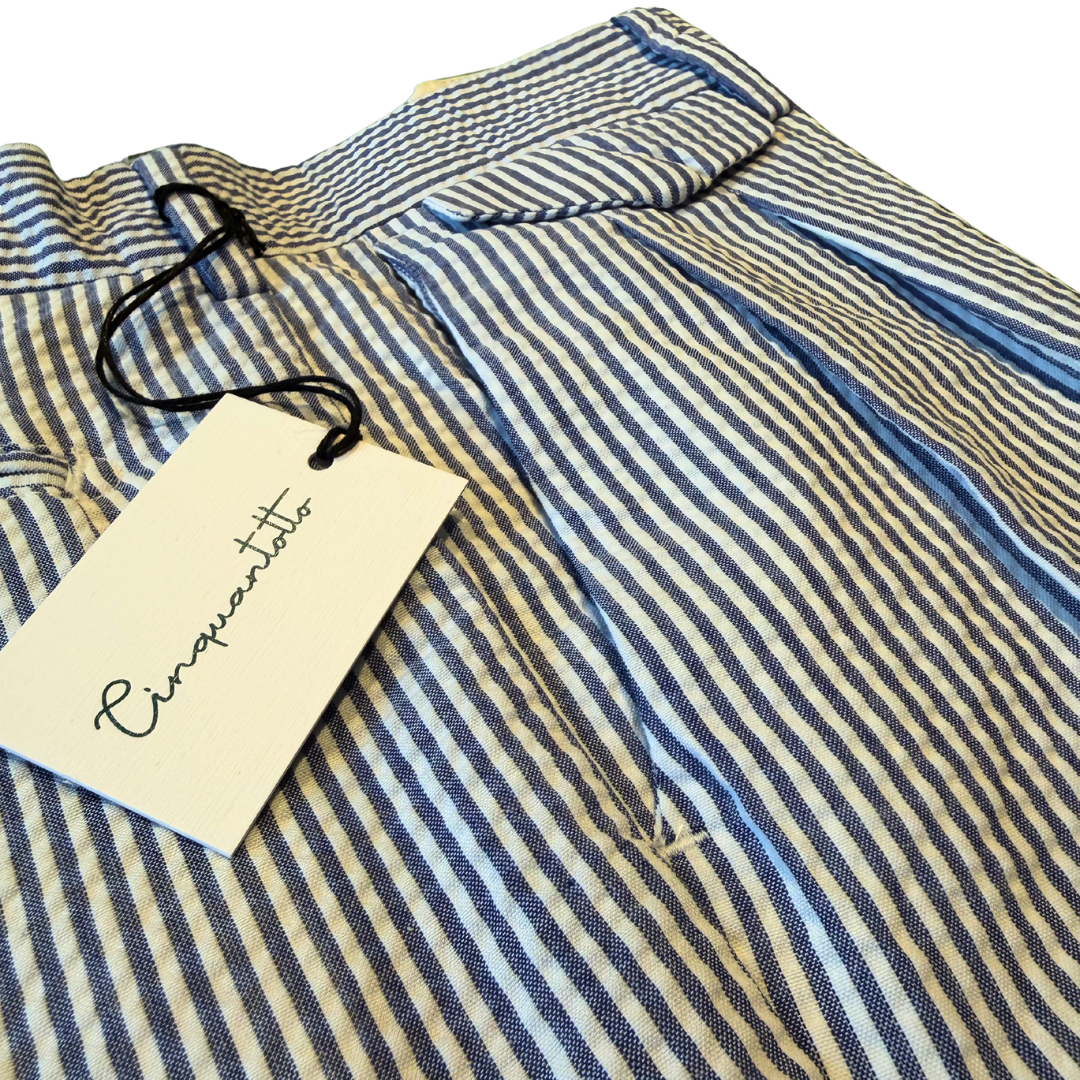 CINQUANTOTTO SEERSUCKER NAVY BLU - CINQUANTOTTO PESARO | Negozio di abbigliamento