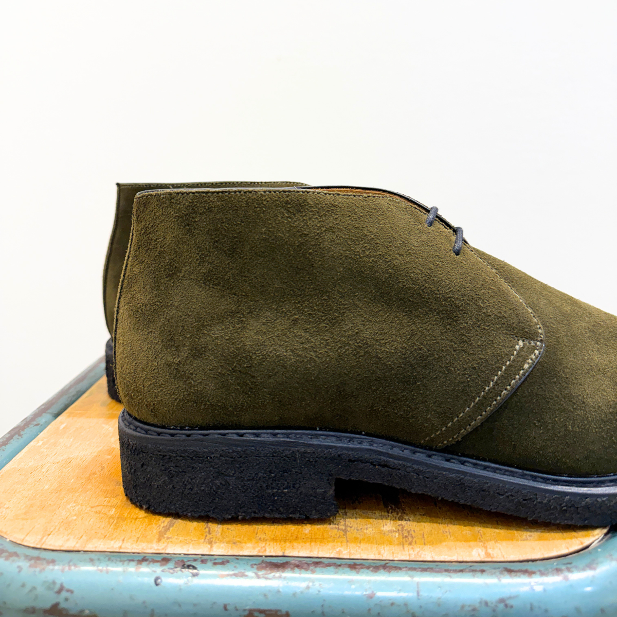 BERWICK POLACCHINO 635 REPELLO HUNTER GREEN FONDO CREPE PUNTA CUOIO
