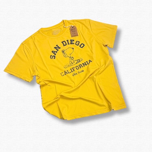 BLKER T SHIRT SAN DIEGO GIALLO - CINQUANTOTTO PESARO | Negozio di abbigliamento