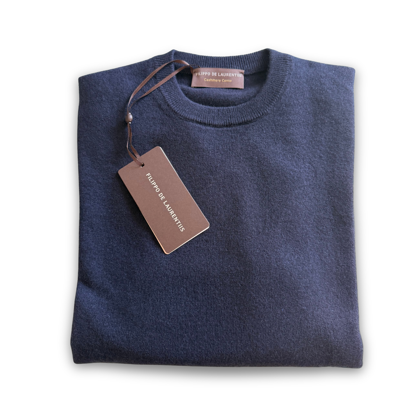 FILIPPO DE LAURENTIIS 100 CASHMERE NAVY