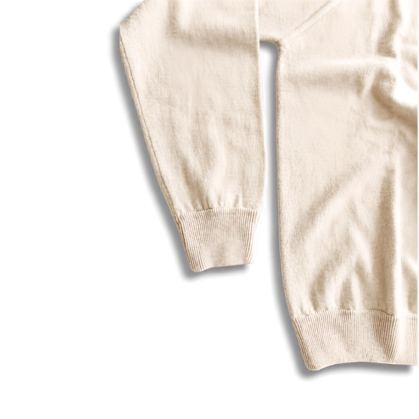 FILIPPO DE LAURENTIIS TAGLIO FELPA BEIGE