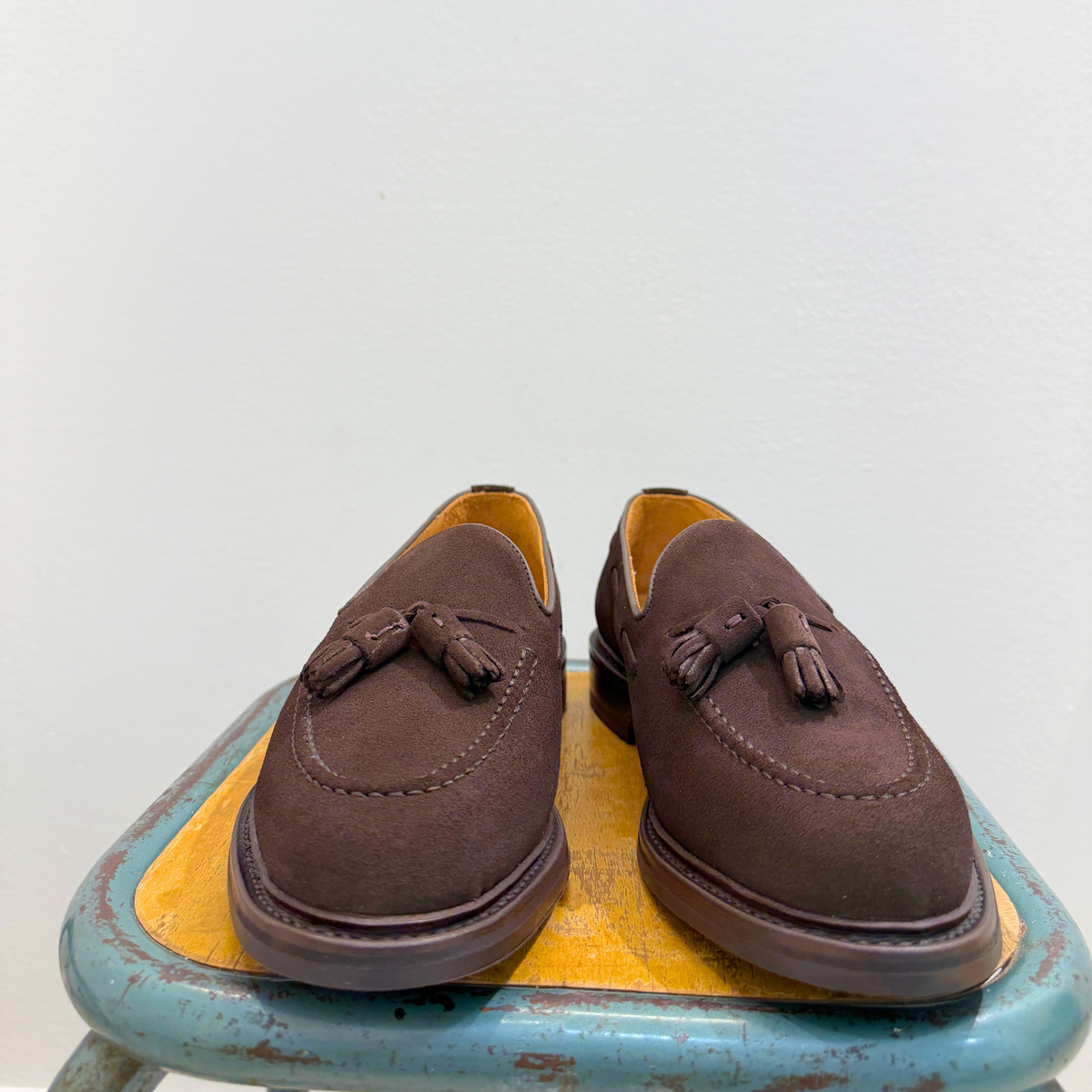 BERWICK MOCASSINO NAPPA 8491 SUPERBUCK MORO FONDO GOMMA CUOIO