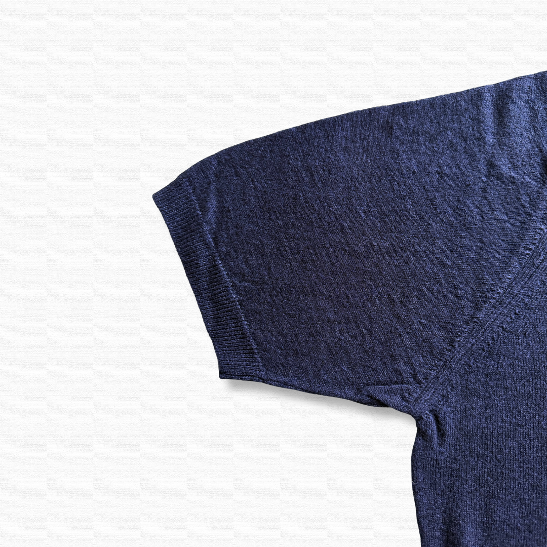 FILIPPO DE LAURENTIIS POLO MANICA CORTA NAVY - CINQUANTOTTO PESARO | Negozio di abbigliamento