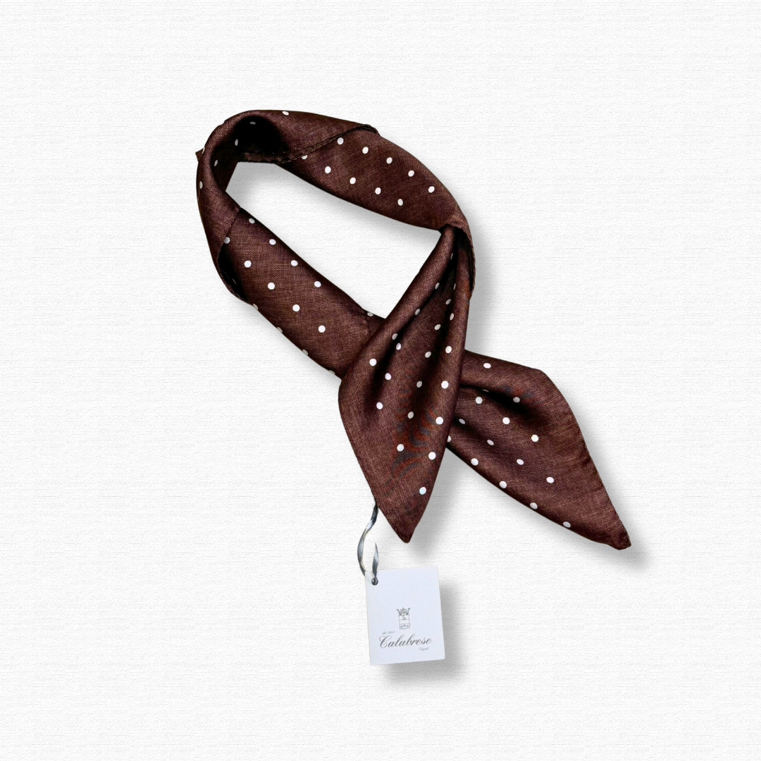 CALABRESE BANDANA POIS BROWN - CINQUANTOTTO PESARO | Negozio di abbigliamento