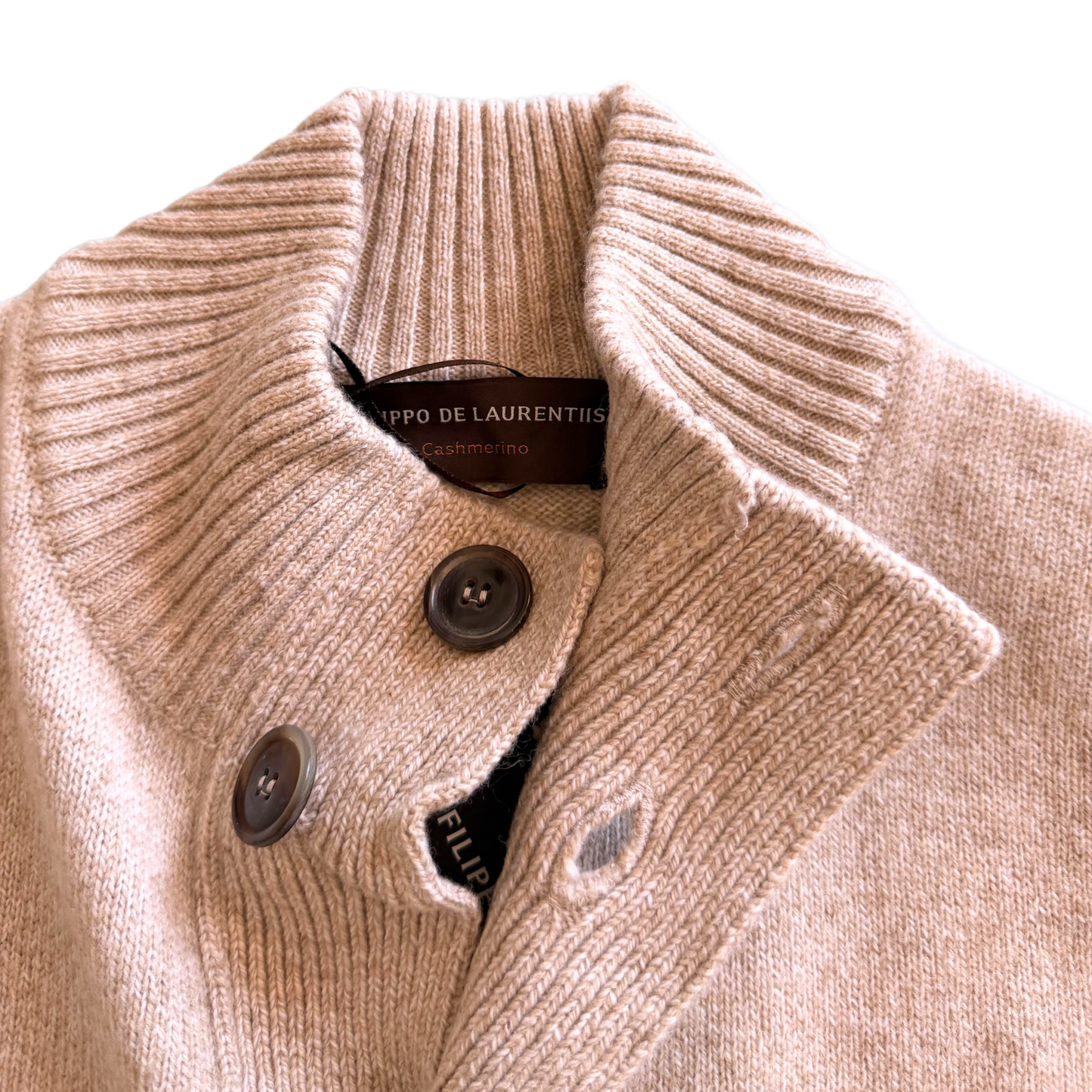FILIPPO DE LAURENTIIS CARDIGAN BEIGE