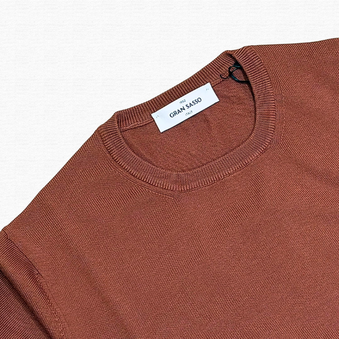 GRAN SASSO GIROCOLLO TERRA COTTA - CINQUANTOTTO PESARO | Negozio di abbigliamento