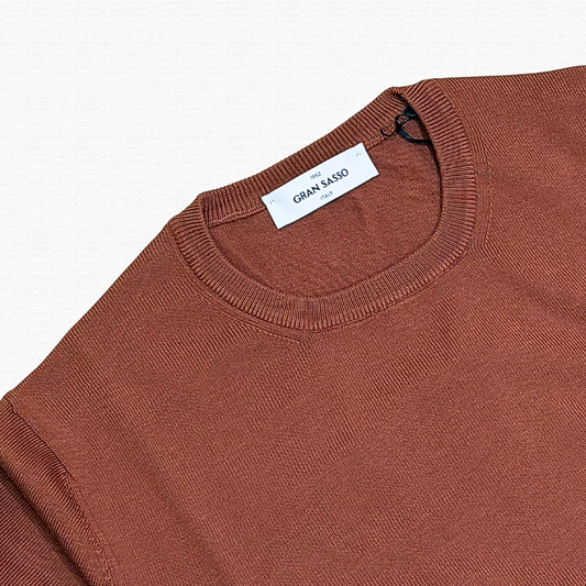 GRAN SASSO GIROCOLLO TERRA COTTA - CINQUANTOTTO PESARO | Negozio di abbigliamento