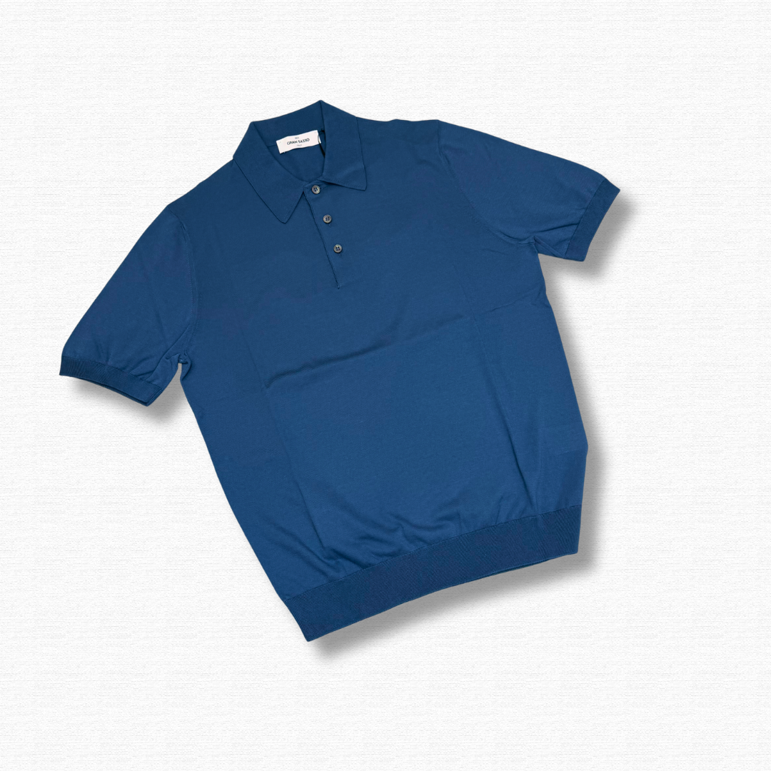 GRAN SASSO POLO MANICA CORTA CARTA DA ZUCCHERO - CINQUANTOTTO PESARO | Negozio di abbigliamento