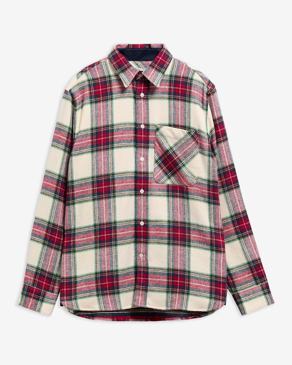 BARBOUR BOWMONT CAMICIA TARTAN ECRU