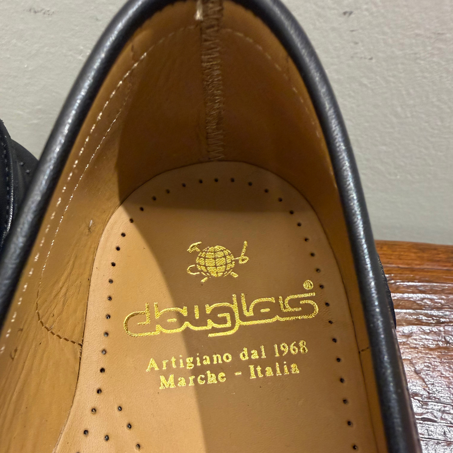 DOUGLAS MOCASSINO PELLE NERO