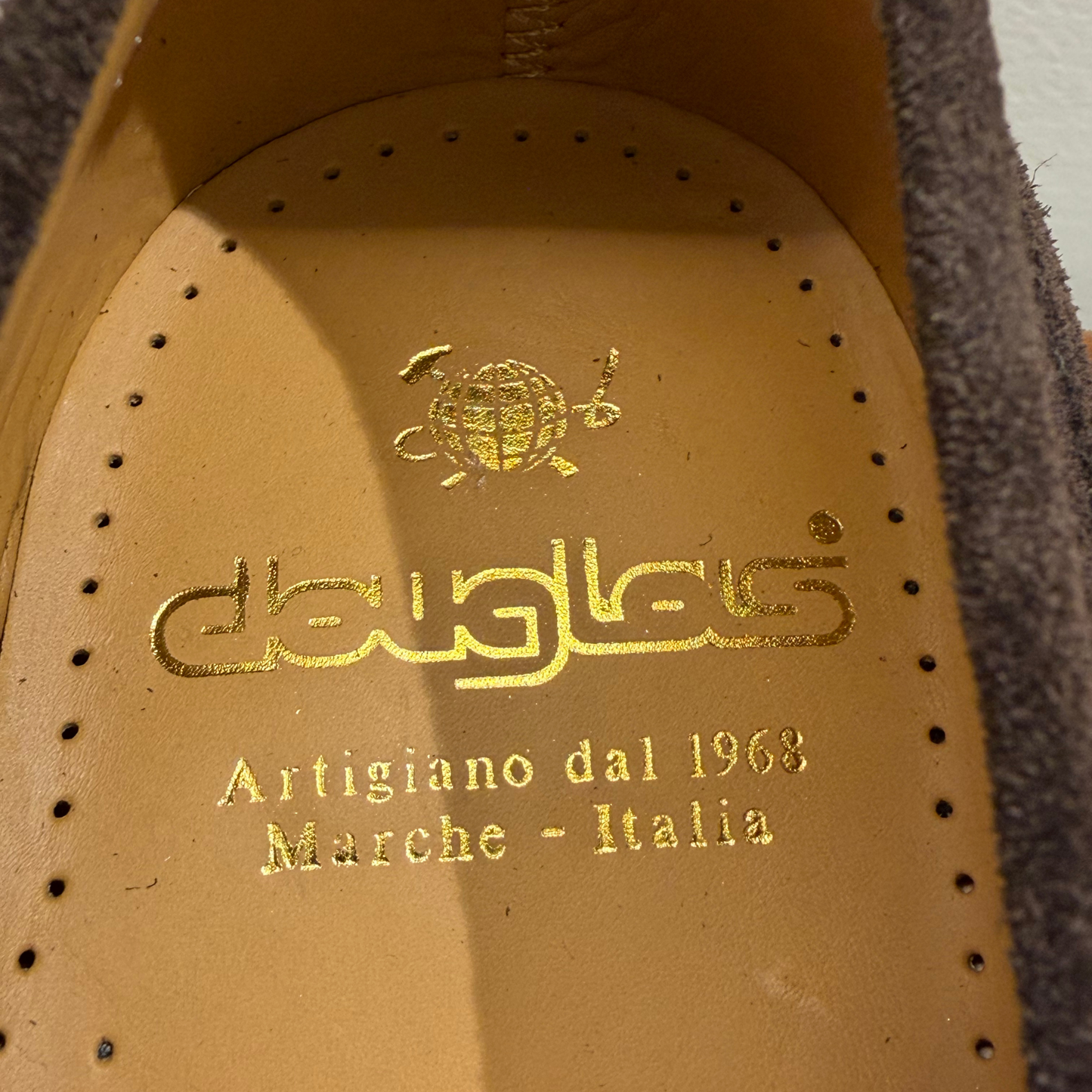 DOUGLAS MOCASSINO SUEDE TESTA DI MORO