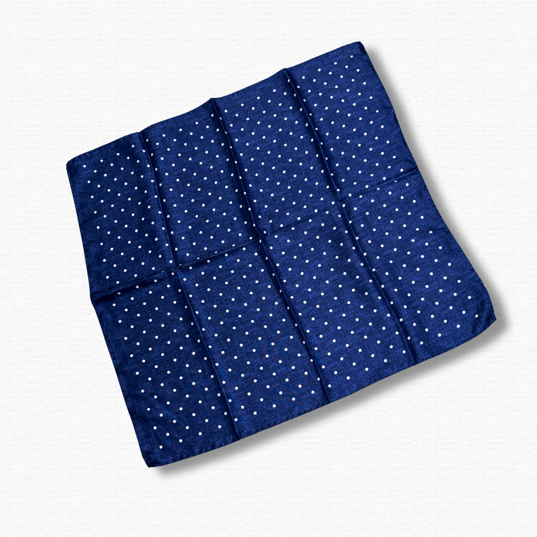 CALABRESE BANDANA POIS BLU - CINQUANTOTTO PESARO | Negozio di abbigliamento