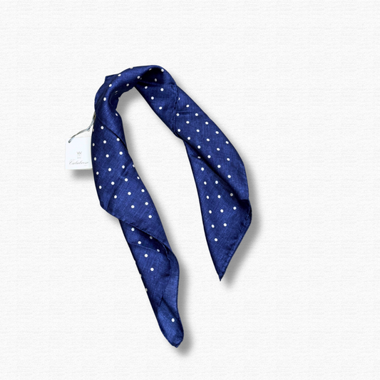 CALABRESE BANDANA POIS BLU - CINQUANTOTTO PESARO | Negozio di abbigliamento