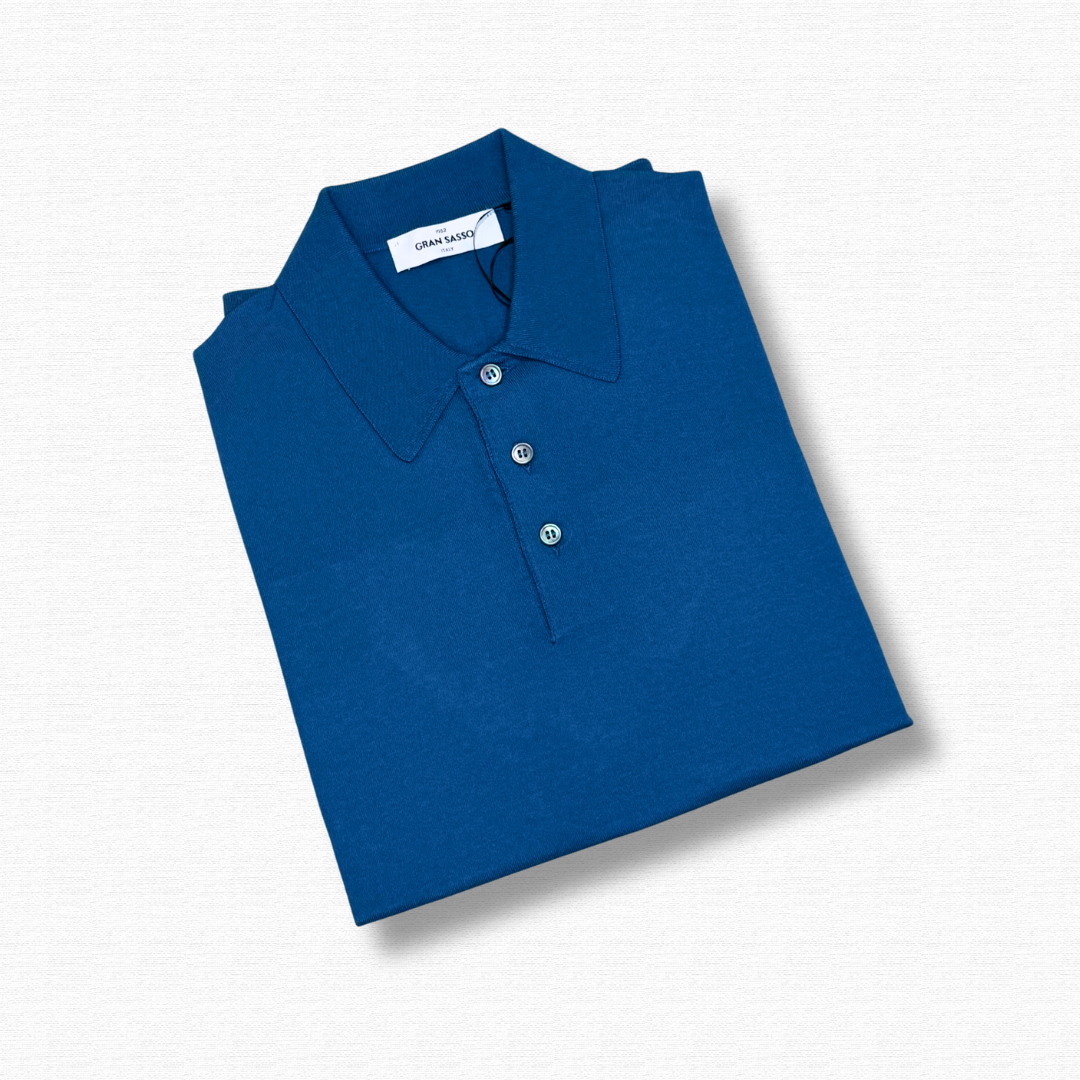 GRAN SASSO POLO MANICA CORTA CARTA DA ZUCCHERO - CINQUANTOTTO PESARO | Negozio di abbigliamento