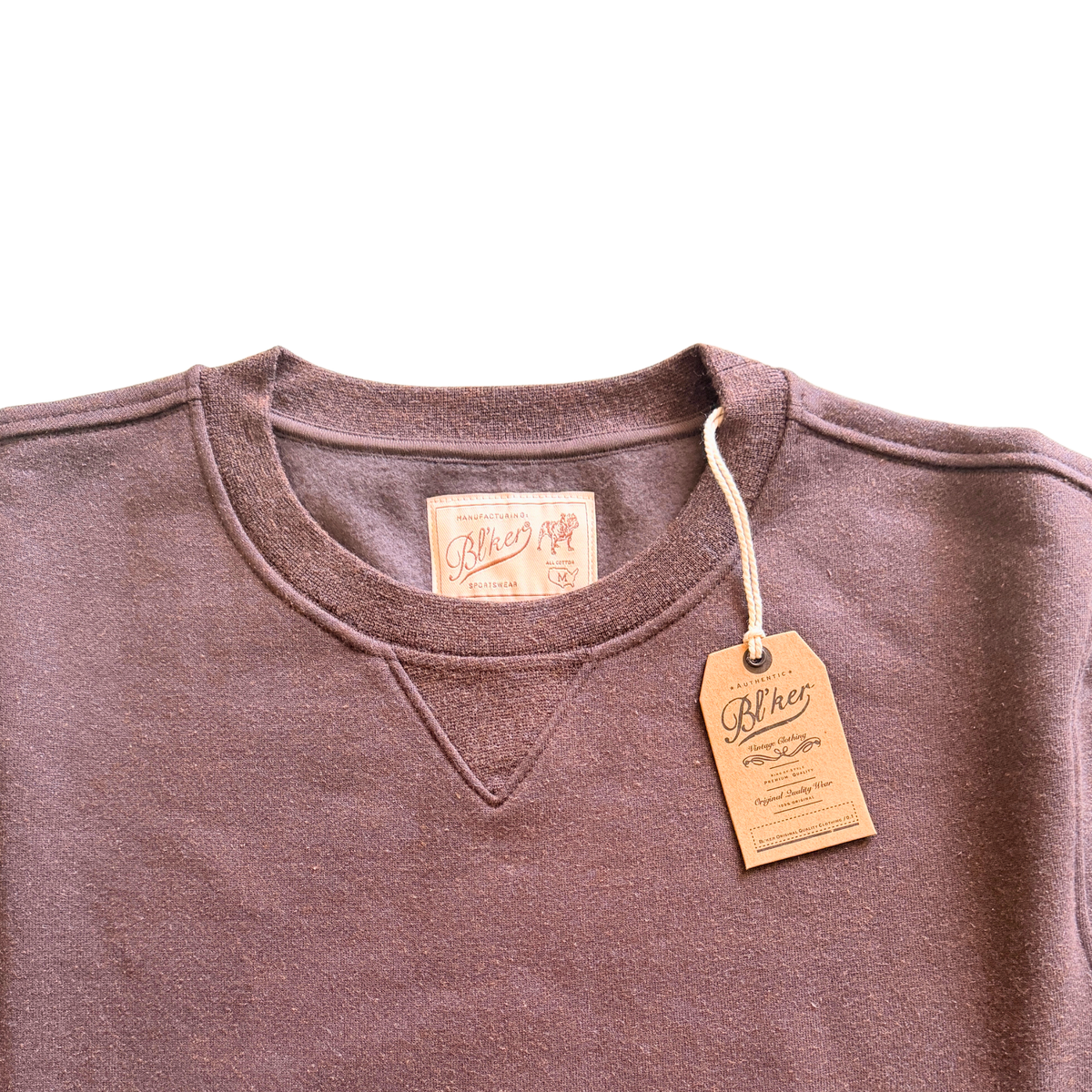 BLKER FELPA GIROCOLLO BROWN