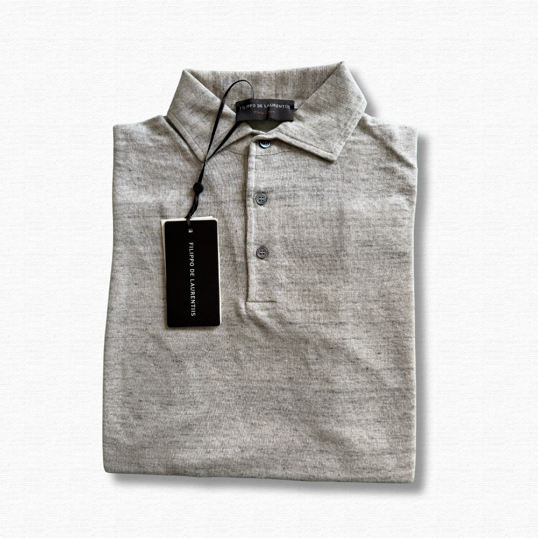 FILIPPO DE LAURENTIIS POLO MANICA CORTA BEIGE - CINQUANTOTTO PESARO | Negozio di abbigliamento