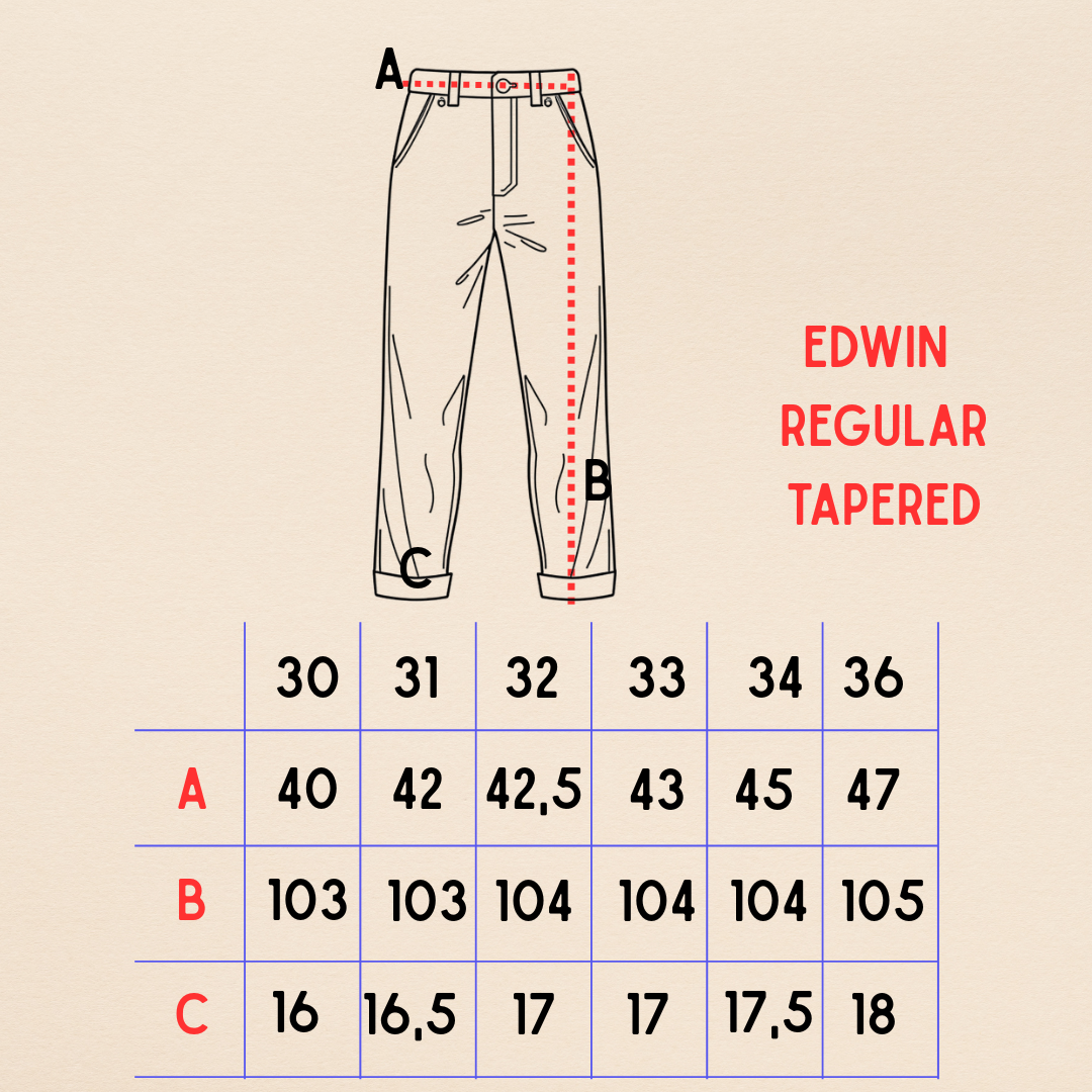EDWIN DENIM  RED SELVAGE BLU - CINQUANTOTTO PESARO | Negozio di abbigliamento