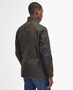 BARBOUR OGSTON OLIVE WAX