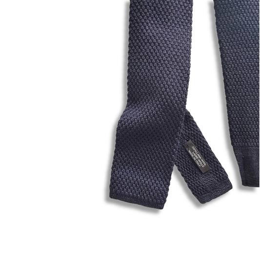 CALABRESE CRAVATTA IN MAGLIA BLU NAVY - CINQUANTOTTO PESARO | Negozio di abbigliamento