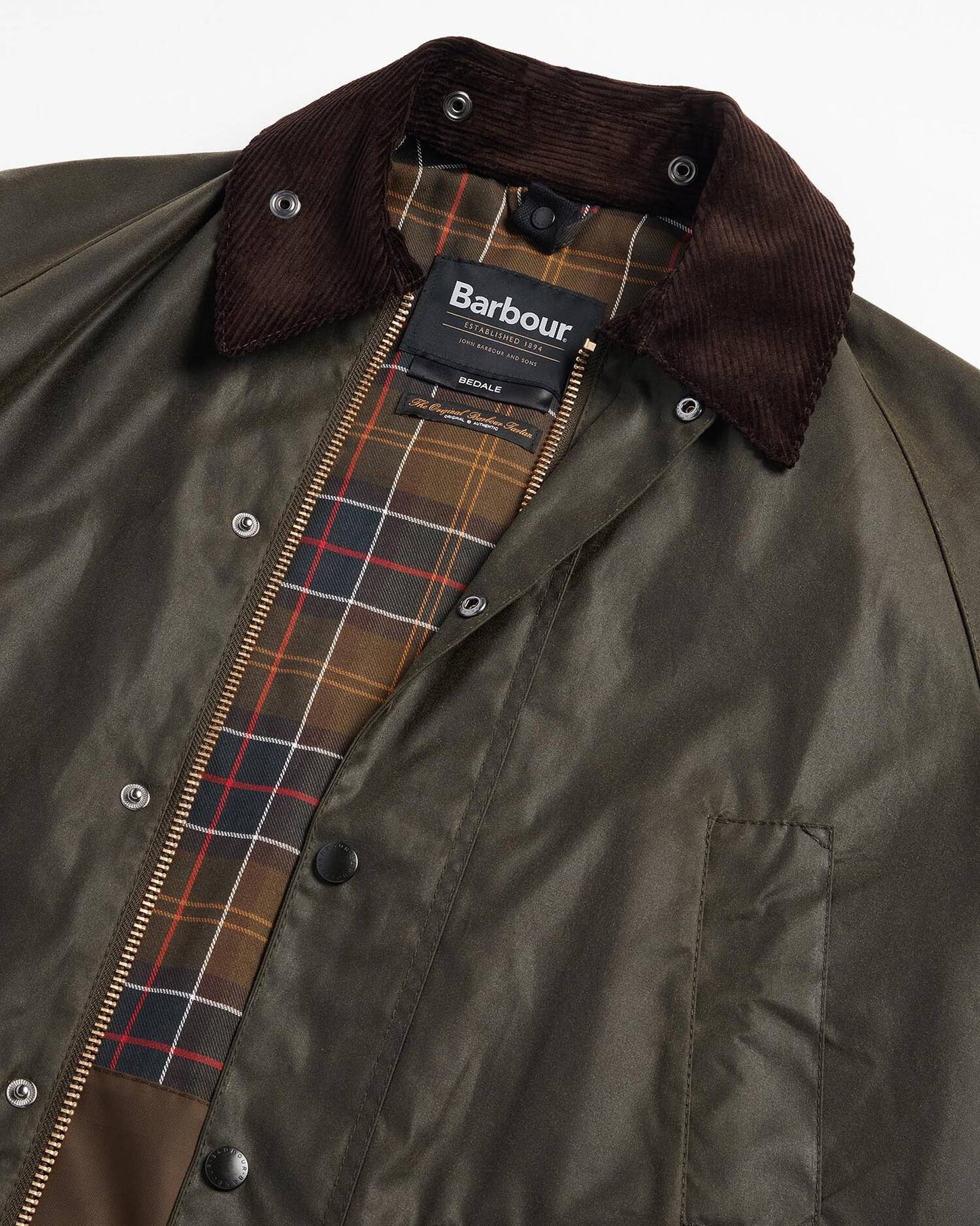 BARBOUR BEDALE ARCHIVE OLIVE WAXED