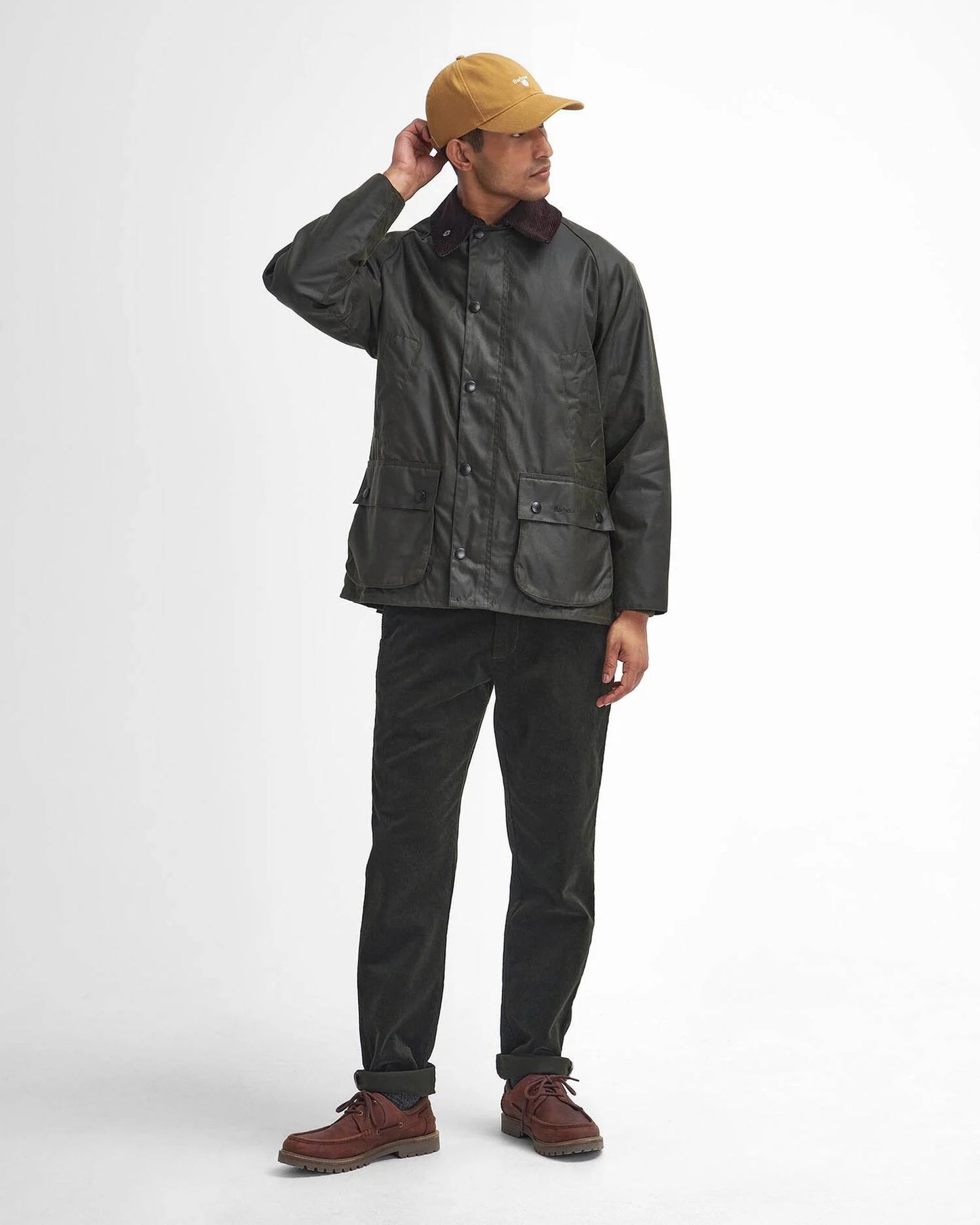 BARBOUR BEDALE ARCHIVE OLIVE WAXED