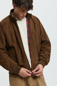 BARACUTA G9 SUEDE DARK OLIVE