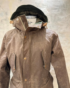 MANIFATTURA CECCARELLI FISHERMAN PARKA DARK TAN WAXED