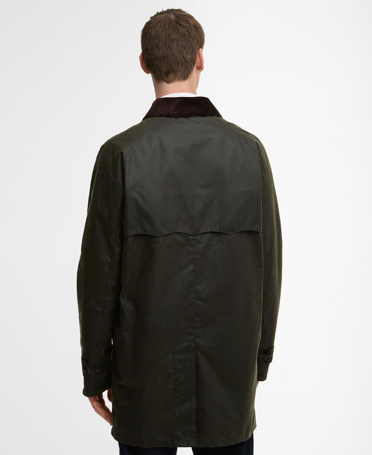 BARBOUR X BARACUTA TRENCH COAT OLIVE