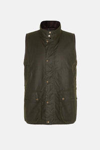 BARBOUR X BARACUTA WAX GILET ARCHIVE OLIVE