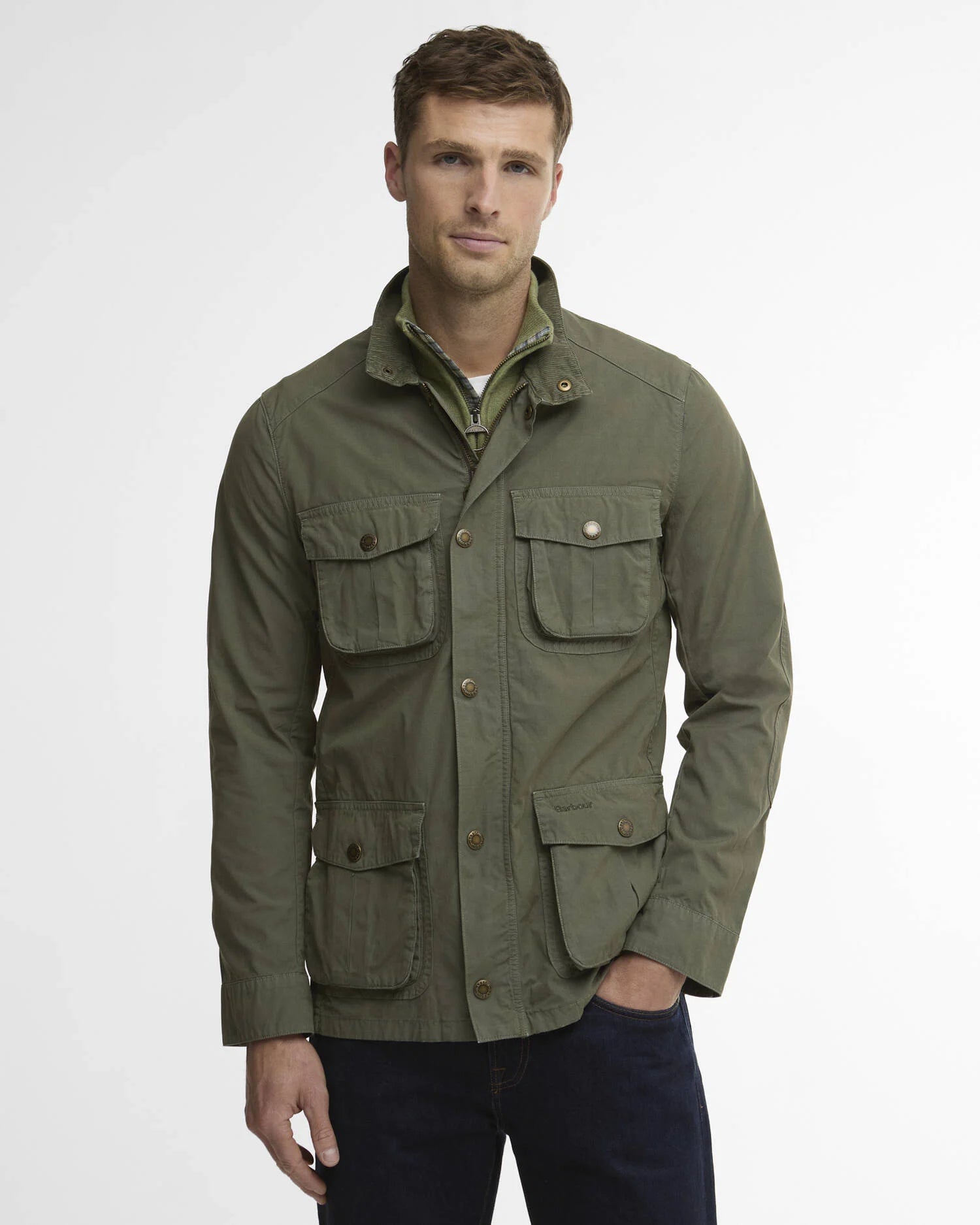 BARBOUR CORBRIDGE DUSTY OLIVE - CINQUANTOTTO PESARO | Negozio di abbigliamento