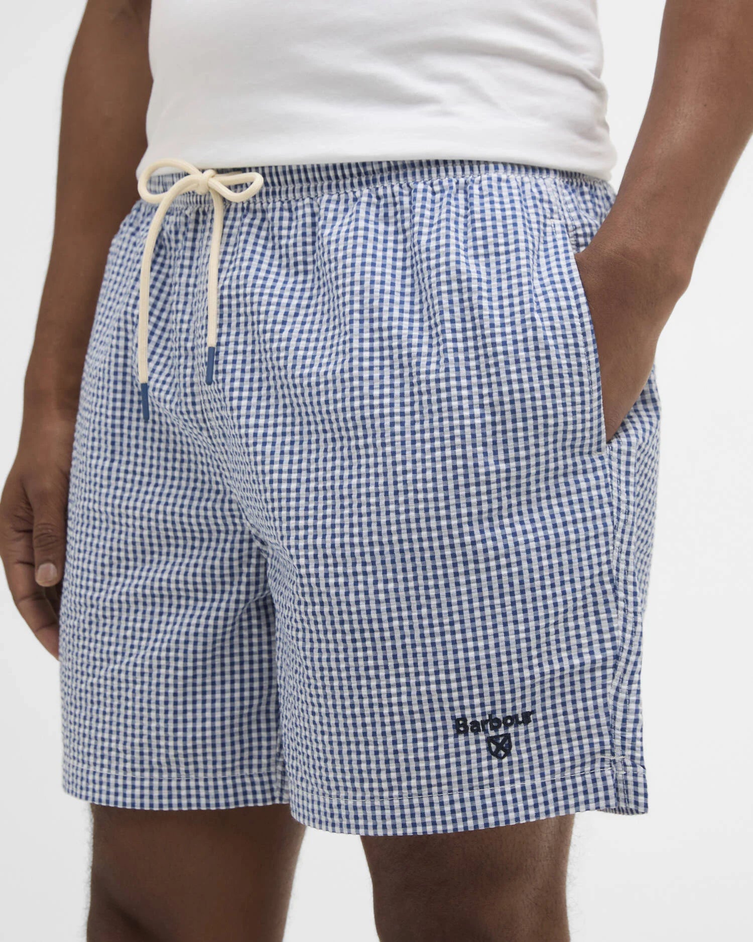 BARBOUR COSTUME GINGHAM BLUE - CINQUANTOTTO PESARO | Negozio di abbigliamento