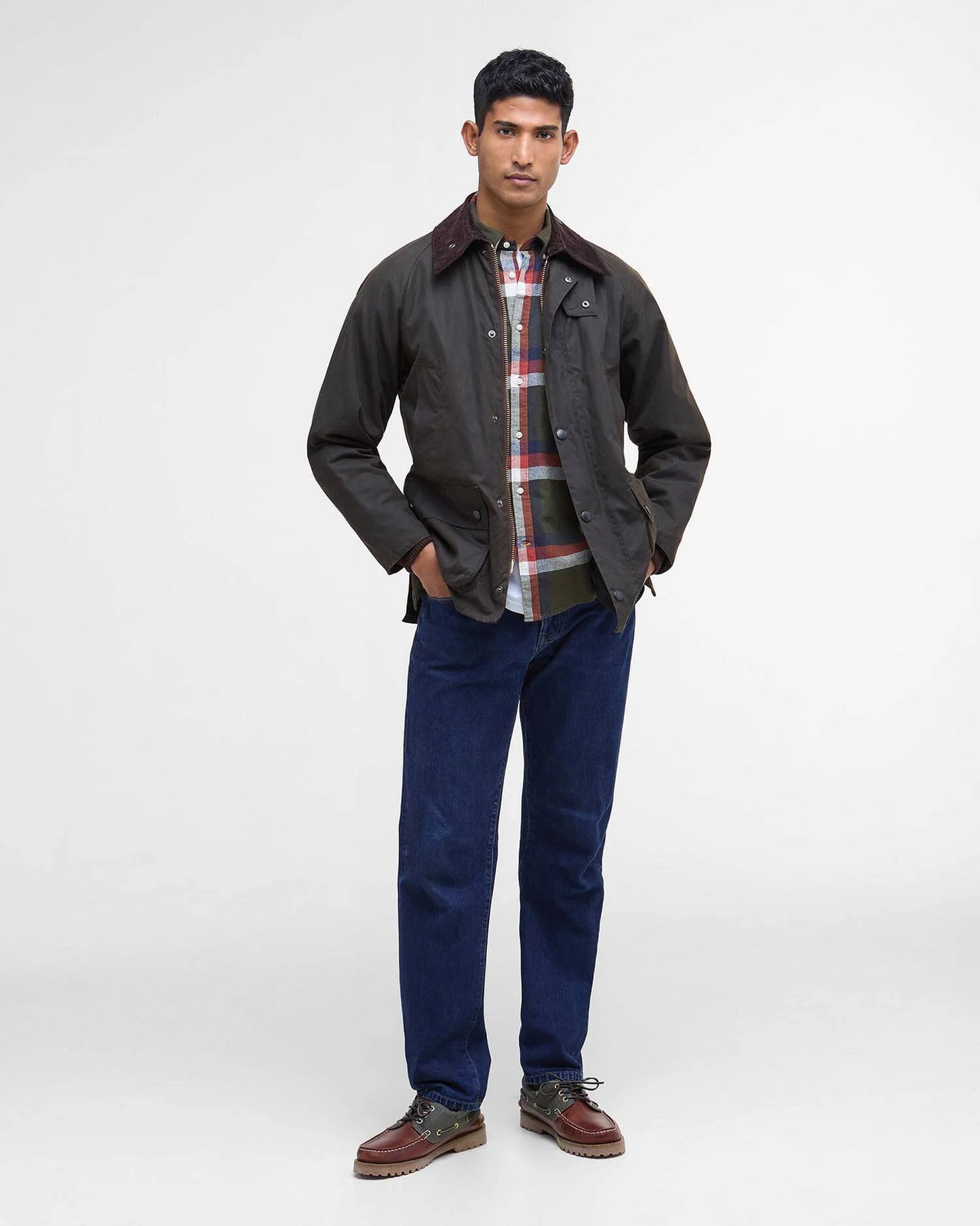 BARBOUR CLASSIC BEDALE OLIVE WAXED