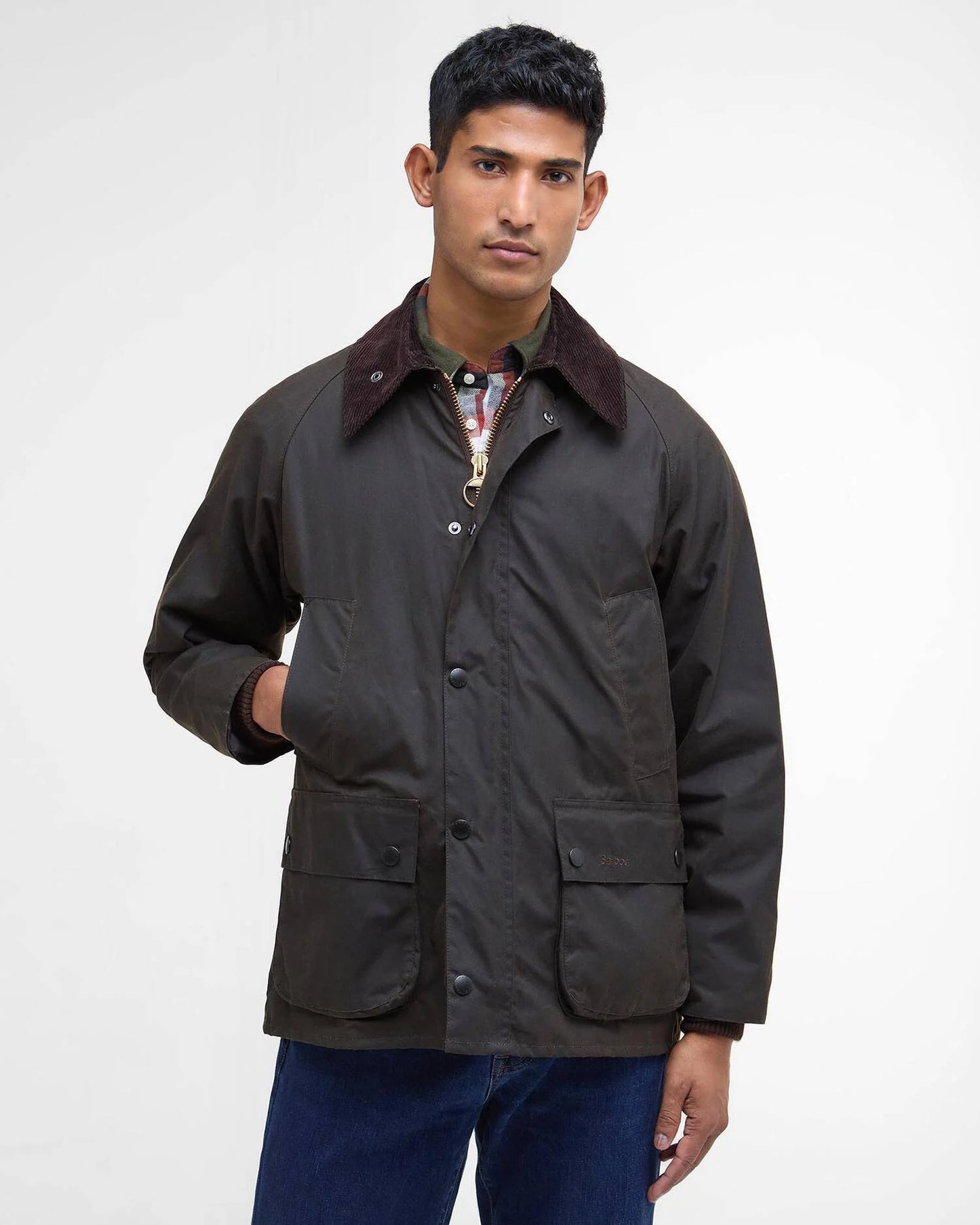 BARBOUR CLASSIC BEDALE OLIVE WAXED