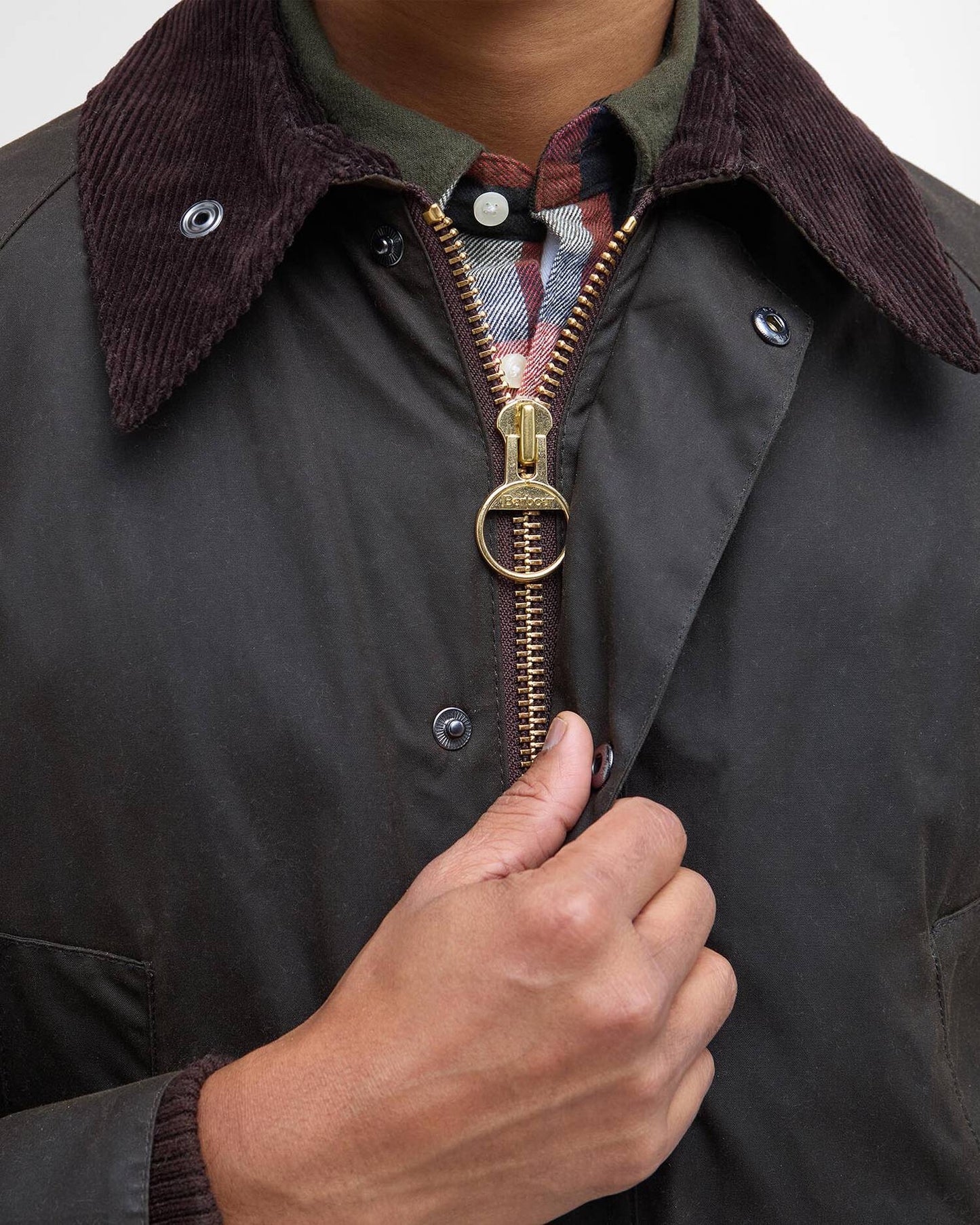 BARBOUR CLASSIC BEDALE OLIVE WAXED