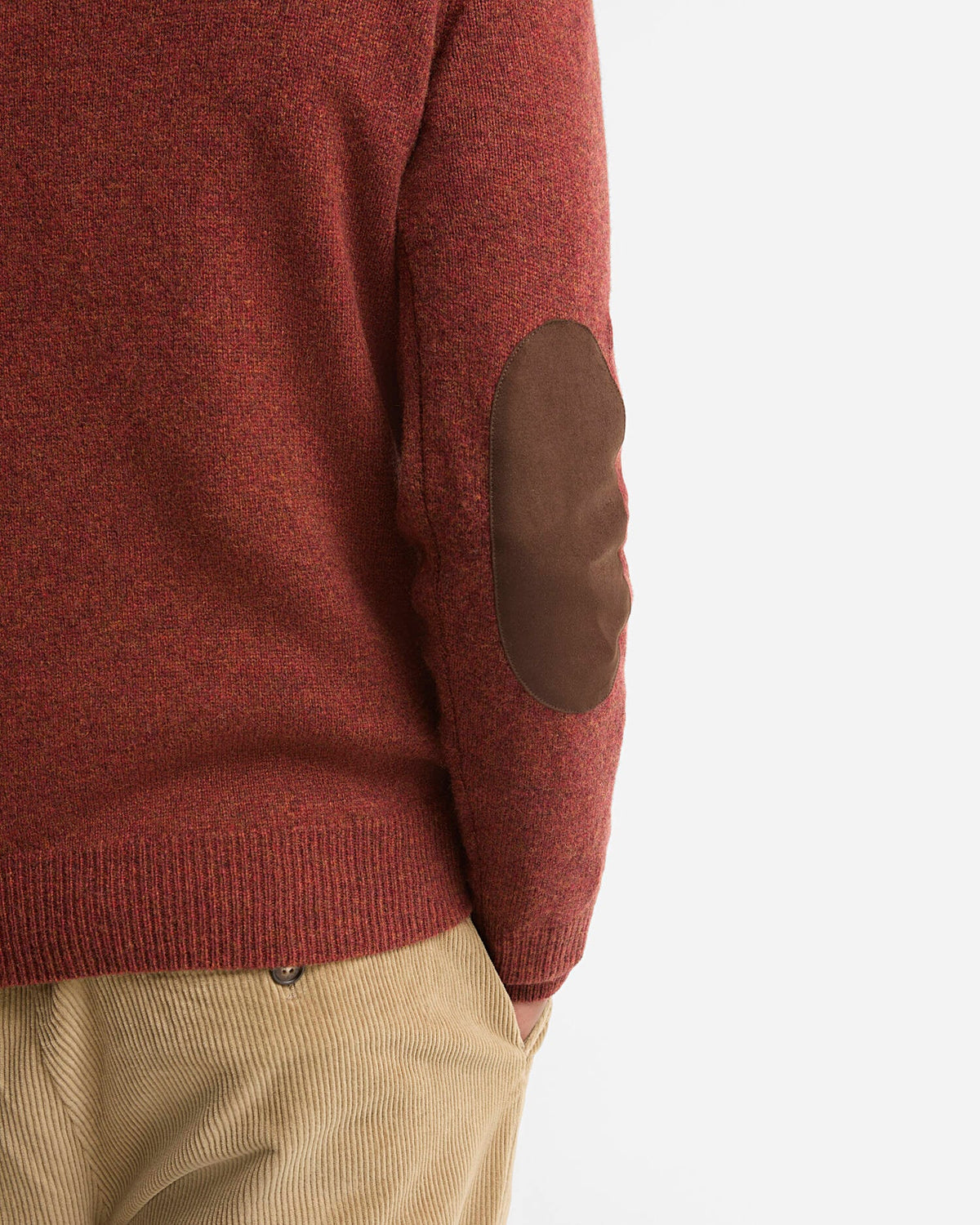 BARBOUR ESSENTIAL PATCH RUSSET