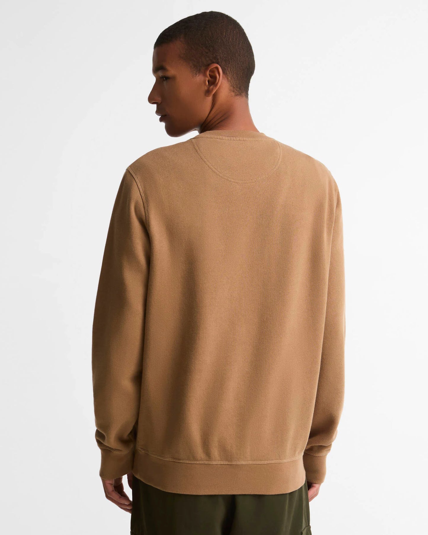 BARBOUR PREP LOGO FELPA SAND