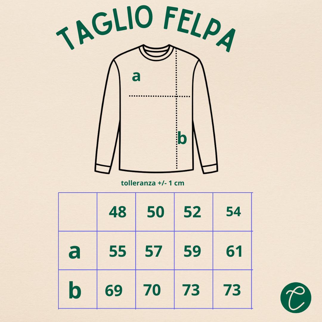 FILIPPO DE LAURENTIIS TAGLIO FELPA ARMY